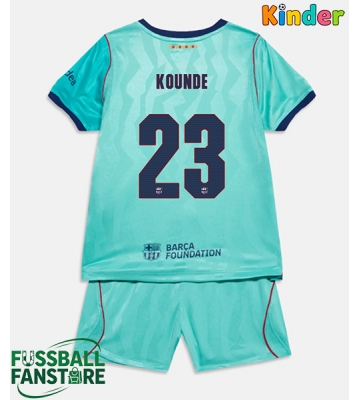 Barcelona Jules Kounde #23 Replik 3rd trikot Kinder 2026-27 Kurzarm (+ Kurze Hosen)